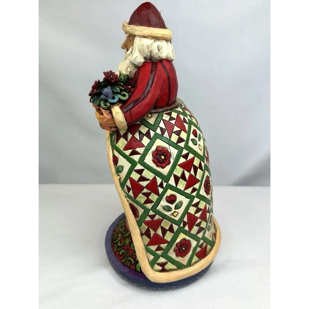 JIM SHORE 2006 Christmas Figurine Lighted Musical Santa with Kids 4006647 in Box